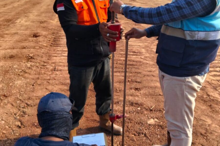 Persiapan Test DCPT Soil